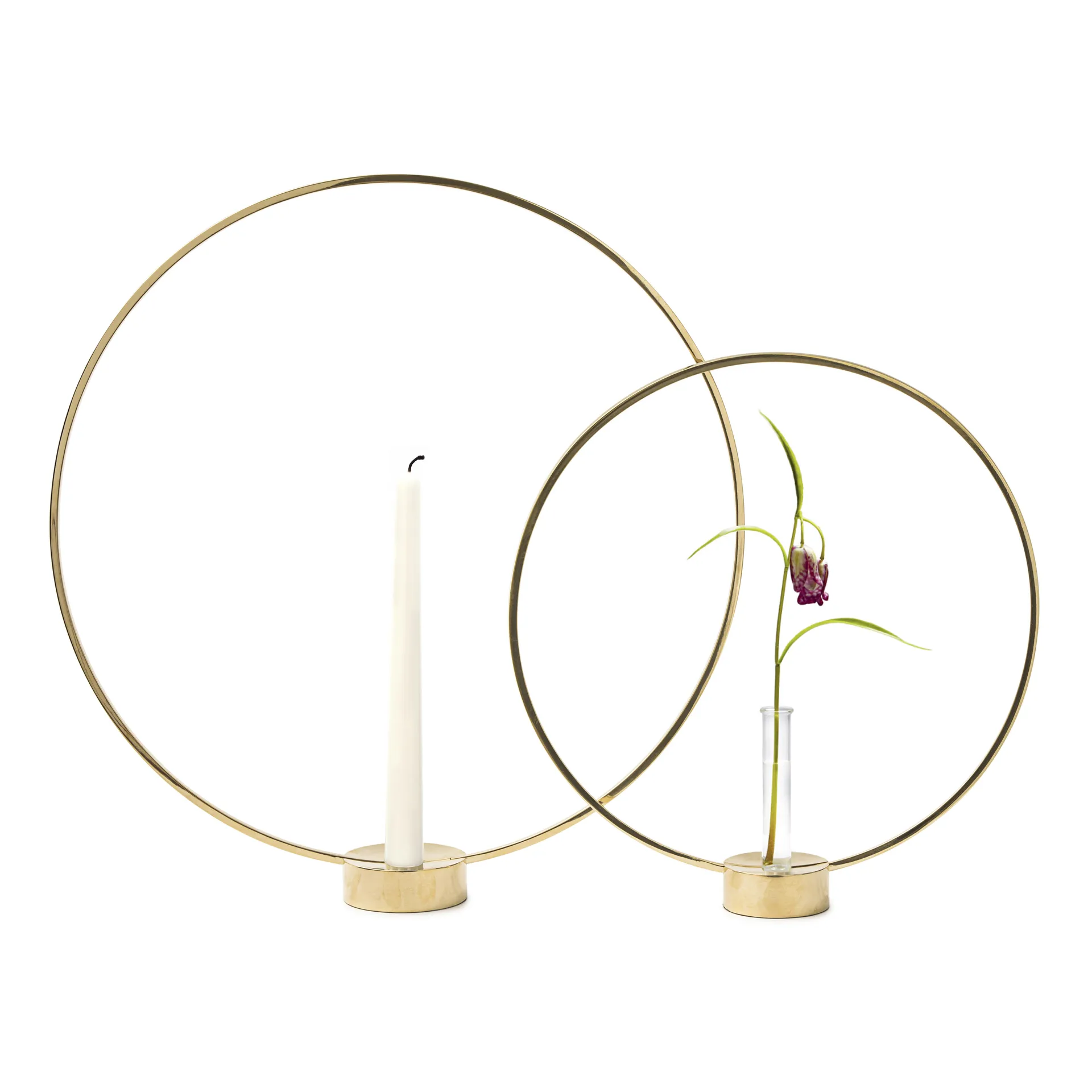 Świecznik Gloria, mały, mosiądz KLONG