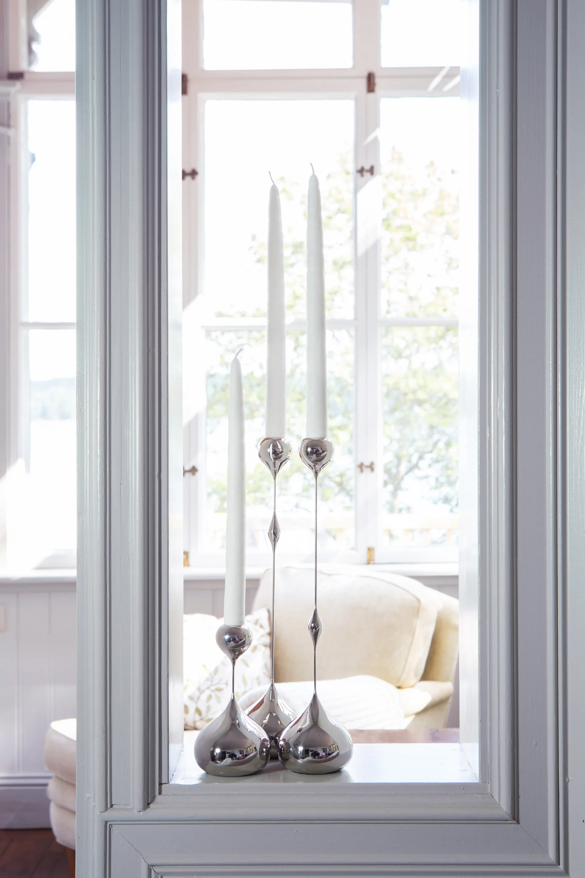 Tender świecznik mały, Nikiel KLONG