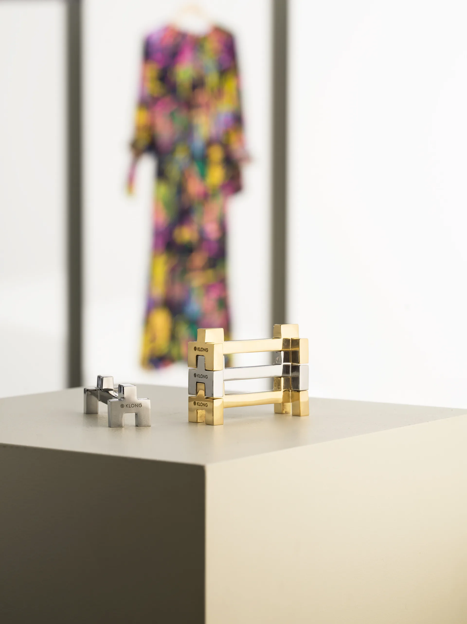 Uchwyt na sztućce Signe 2-pak, Mosiądz KLONG