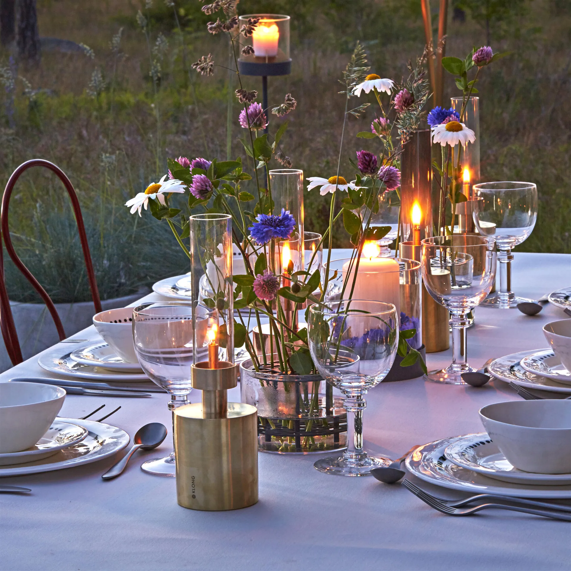 Wazon Äng, mały, czarny KLONG