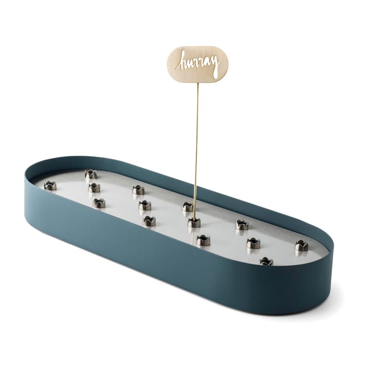 Wielofunkcyjny wazon Jubel 45x14 cm, Steel-blue KLONG
