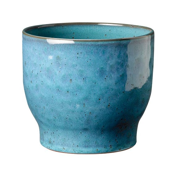 Knabstrup donica zewnętrzna Ø16,5 cm - Dusty blue - Knabstrup Keramik