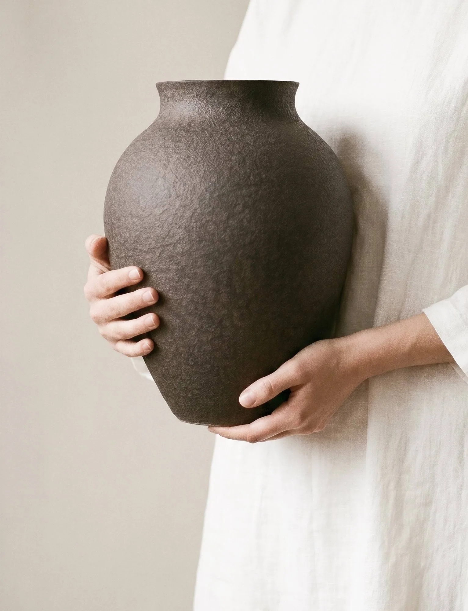 Knabstrup wazon 20 cm, Bark Knabstrup Keramik
