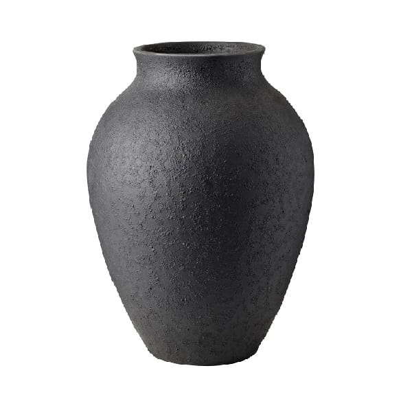 Knabstrup wazon 20 cm - Czarny - Knabstrup Keramik