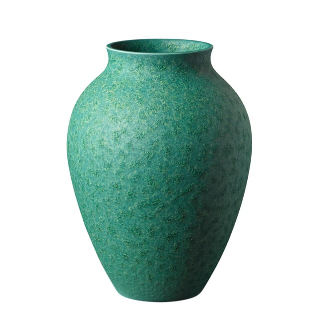 Knabstrup wazon 20 cm - zielony - Knabstrup Keramik