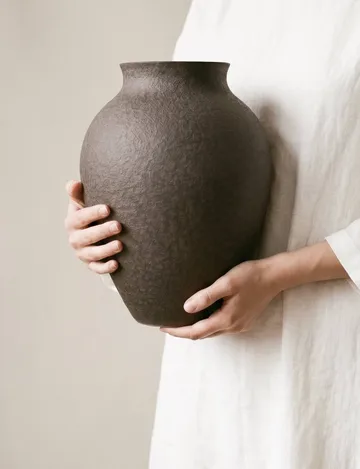 Knabstrup wazon 27 cm - Bark - Knabstrup Keramik