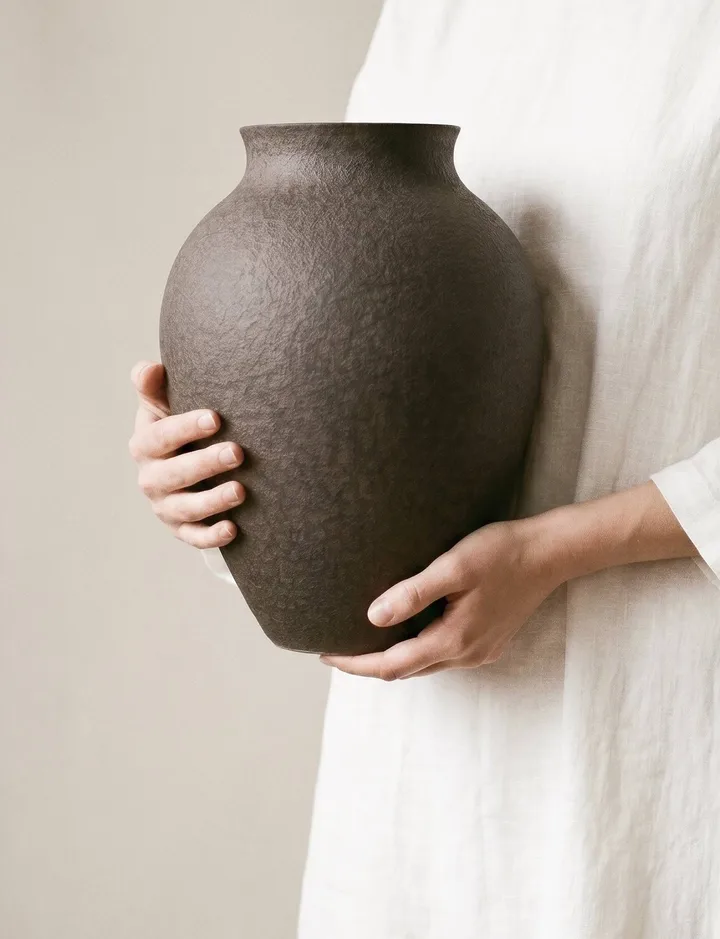 Knabstrup wazon 27 cm - Bark - Knabstrup Keramik