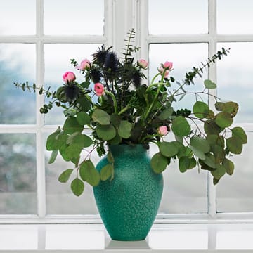 Knabstrup wazon 27 cm - zielony - Knabstrup Keramik
