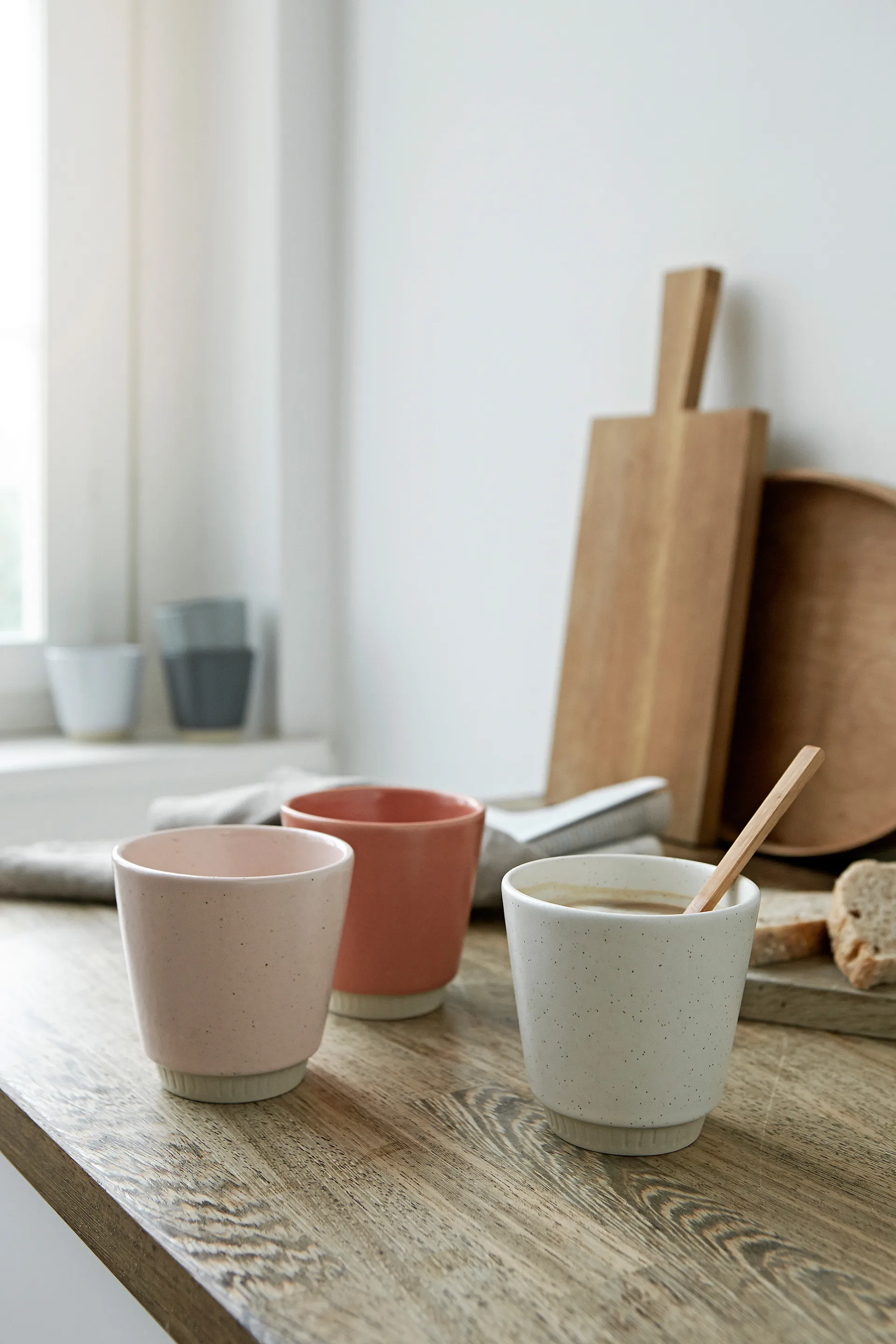 Kubek Colorit 25 cl, Różowy Knabstrup Keramik