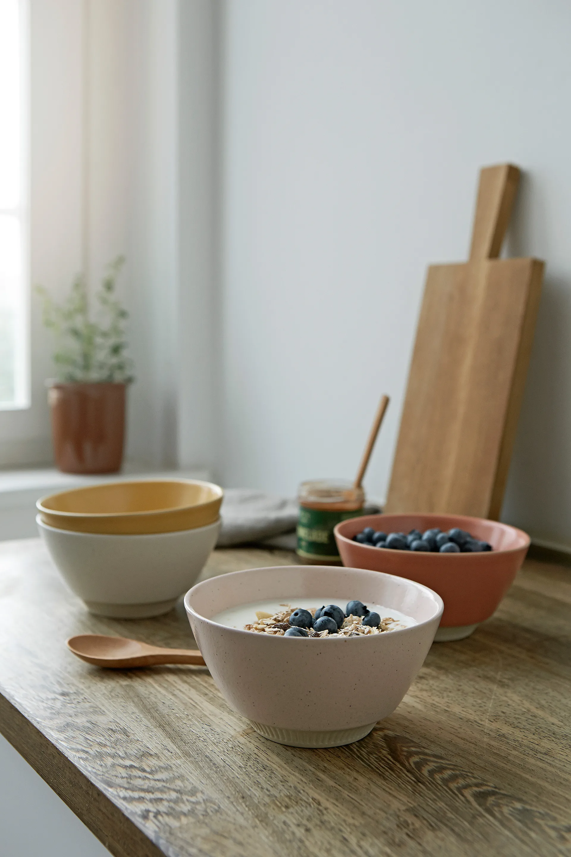 Miska Colorit Ø14 cm, Różowy Knabstrup Keramik