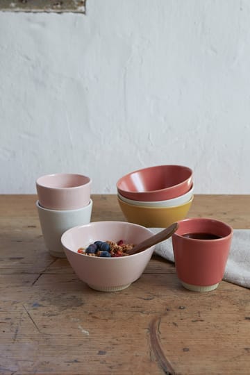 Miska Colorit Ø14 cm - Różowy - Knabstrup Keramik