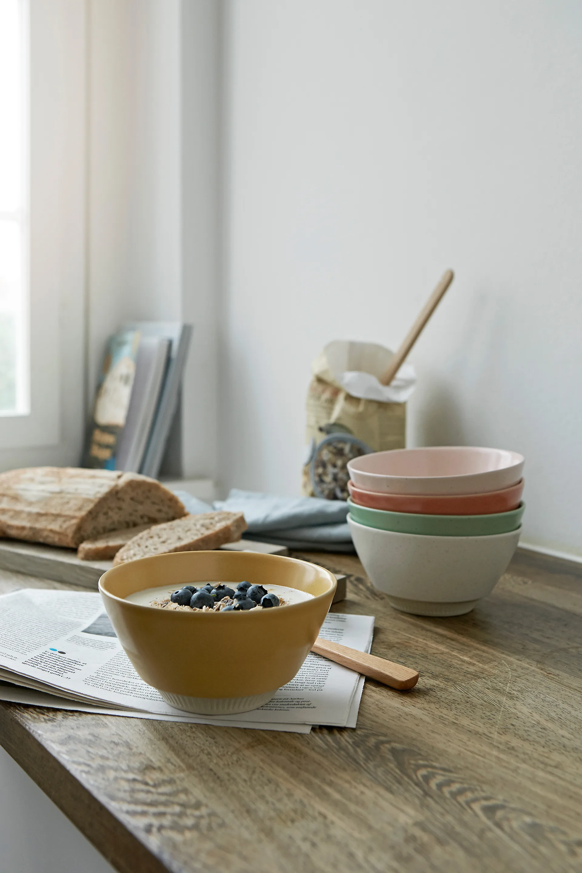 Miska Colorit Ø14 cm, Różowy Knabstrup Keramik