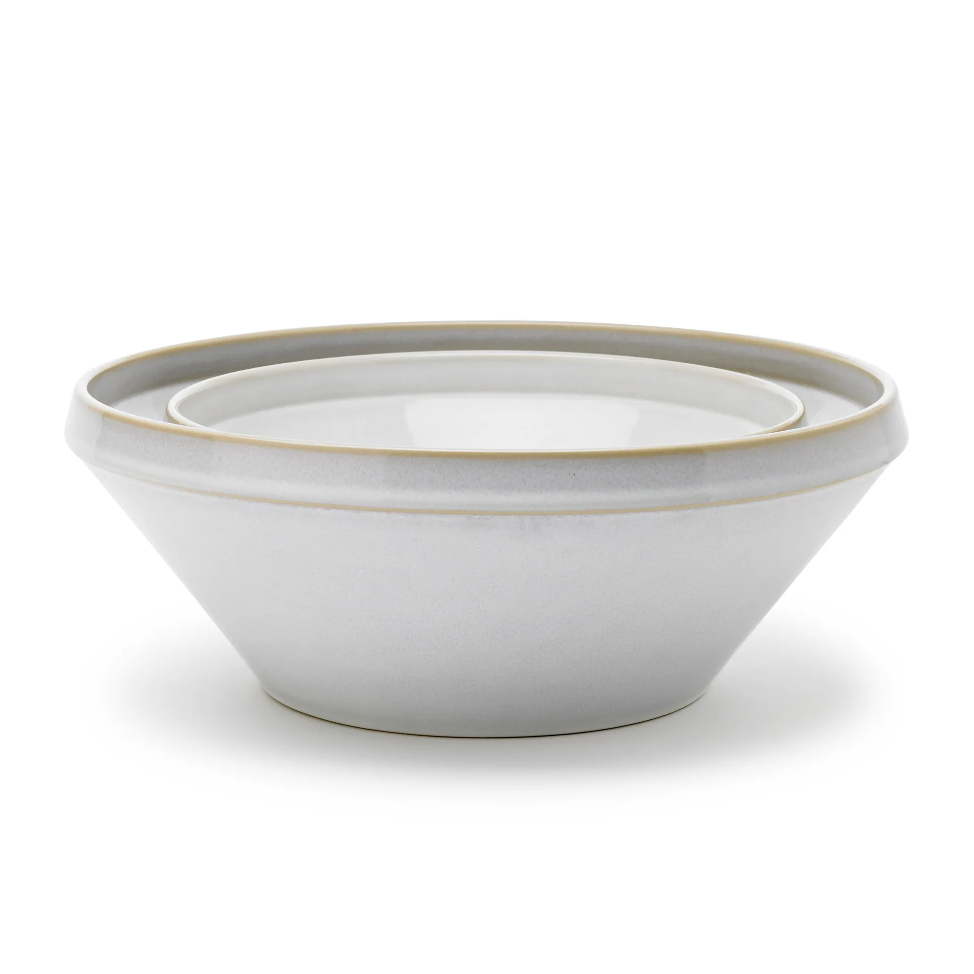 Miska do ciasta Tavola 2 części, Biały Knabstrup Keramik