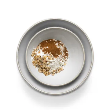 Miska do ciasta Tavola 2 części - Biały - Knabstrup Keramik