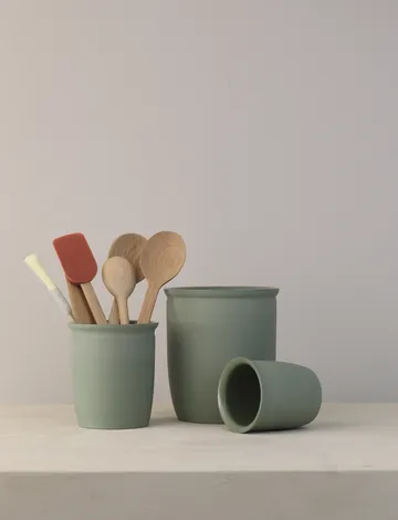 Słoik gliniany Knabstrup - Olive, 2 L - Knabstrup Keramik