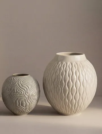 Solum wazon - Jesion, 24 cm - Knabstrup Keramik