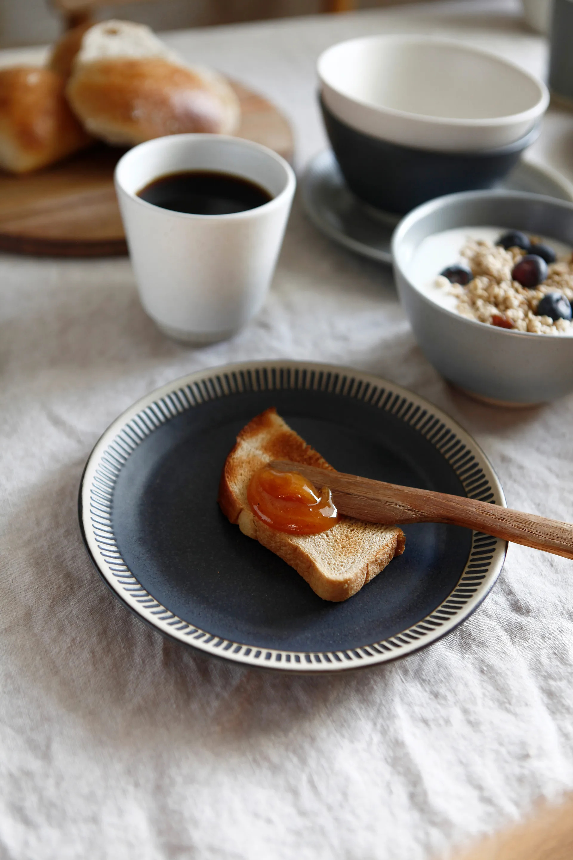 Talerz Colorit Ø19 cm, Ciemnoszary Knabstrup Keramik