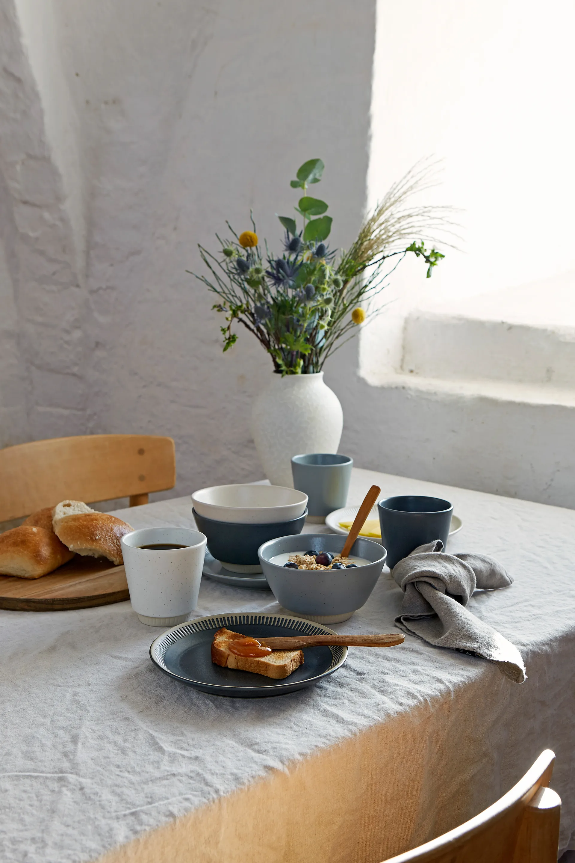 Talerz Colorit Ø19 cm, Ciemnoszary Knabstrup Keramik