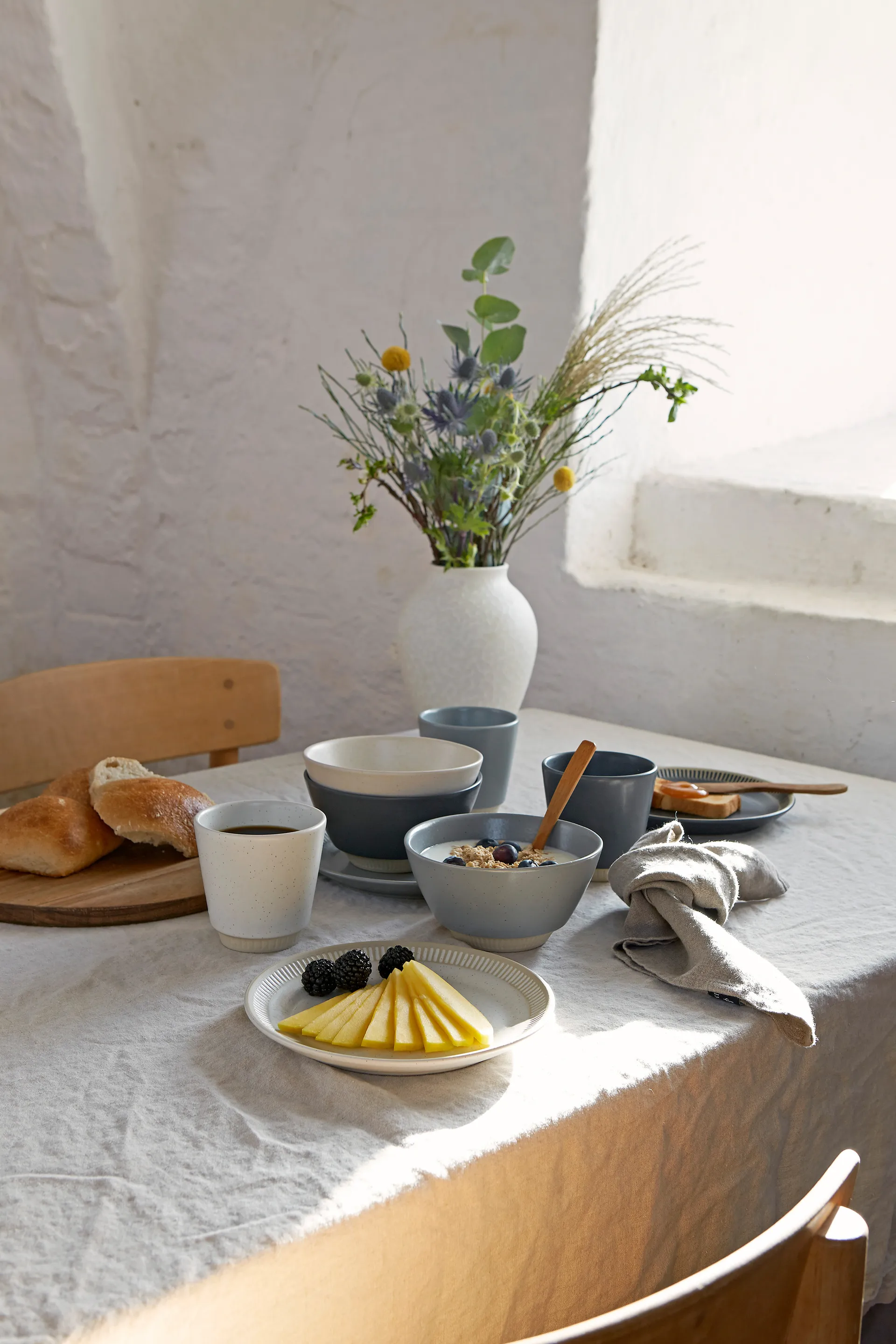 Talerz Colorit Ø19 cm, Piaskowy Knabstrup Keramik