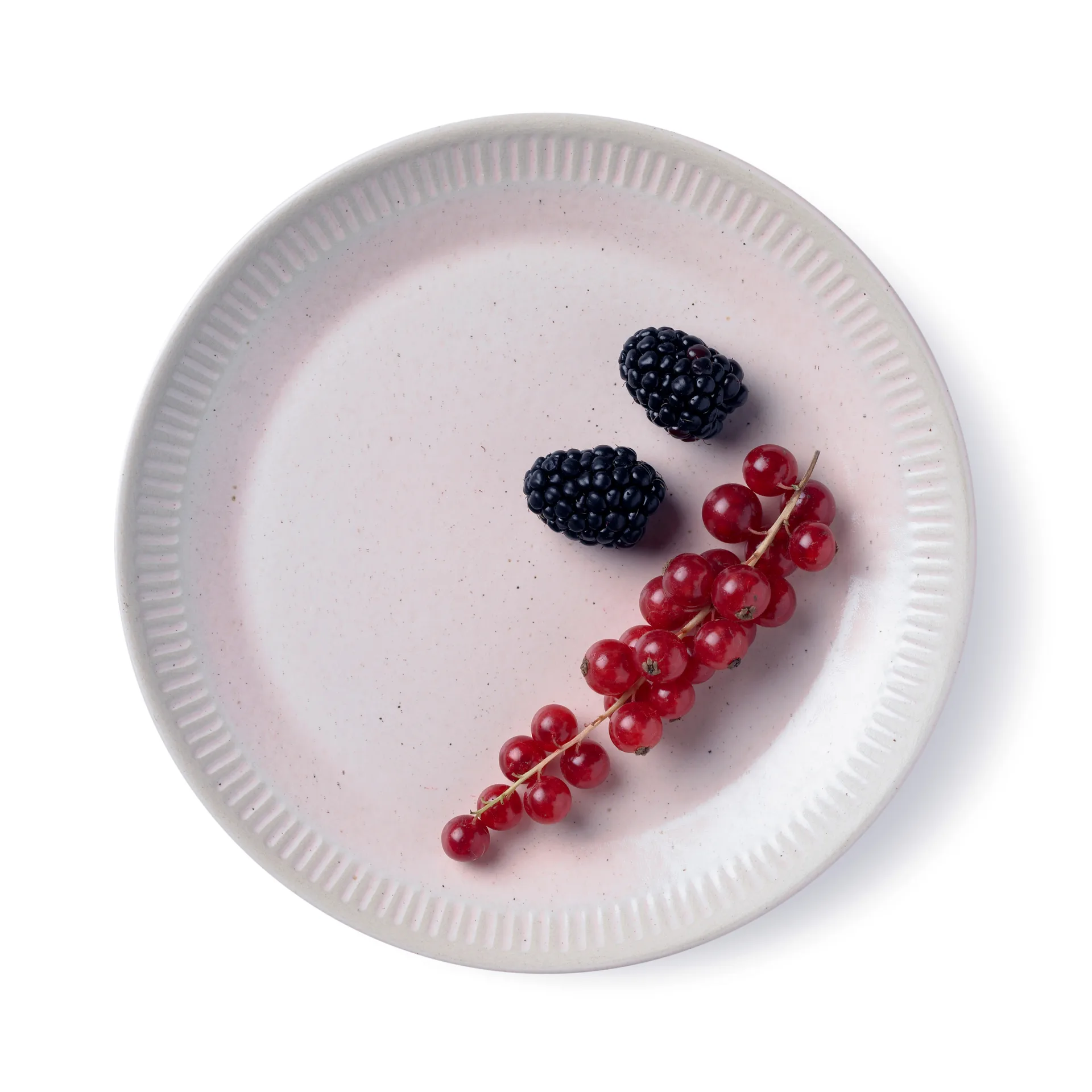 Talerz Colorit Ø19 cm, Różowy Knabstrup Keramik