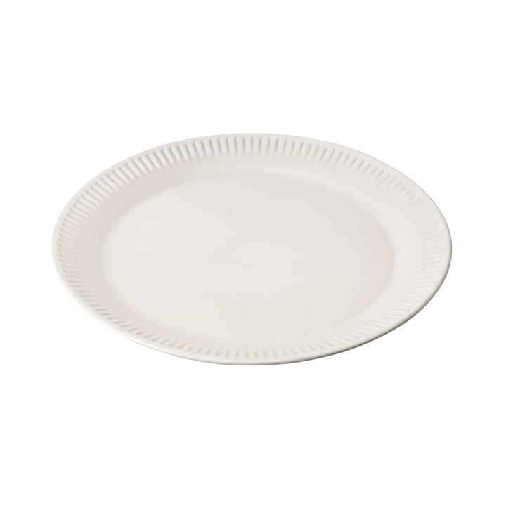 Talerz matowy Knabstrum biały - 19 cm - Knabstrup Keramik