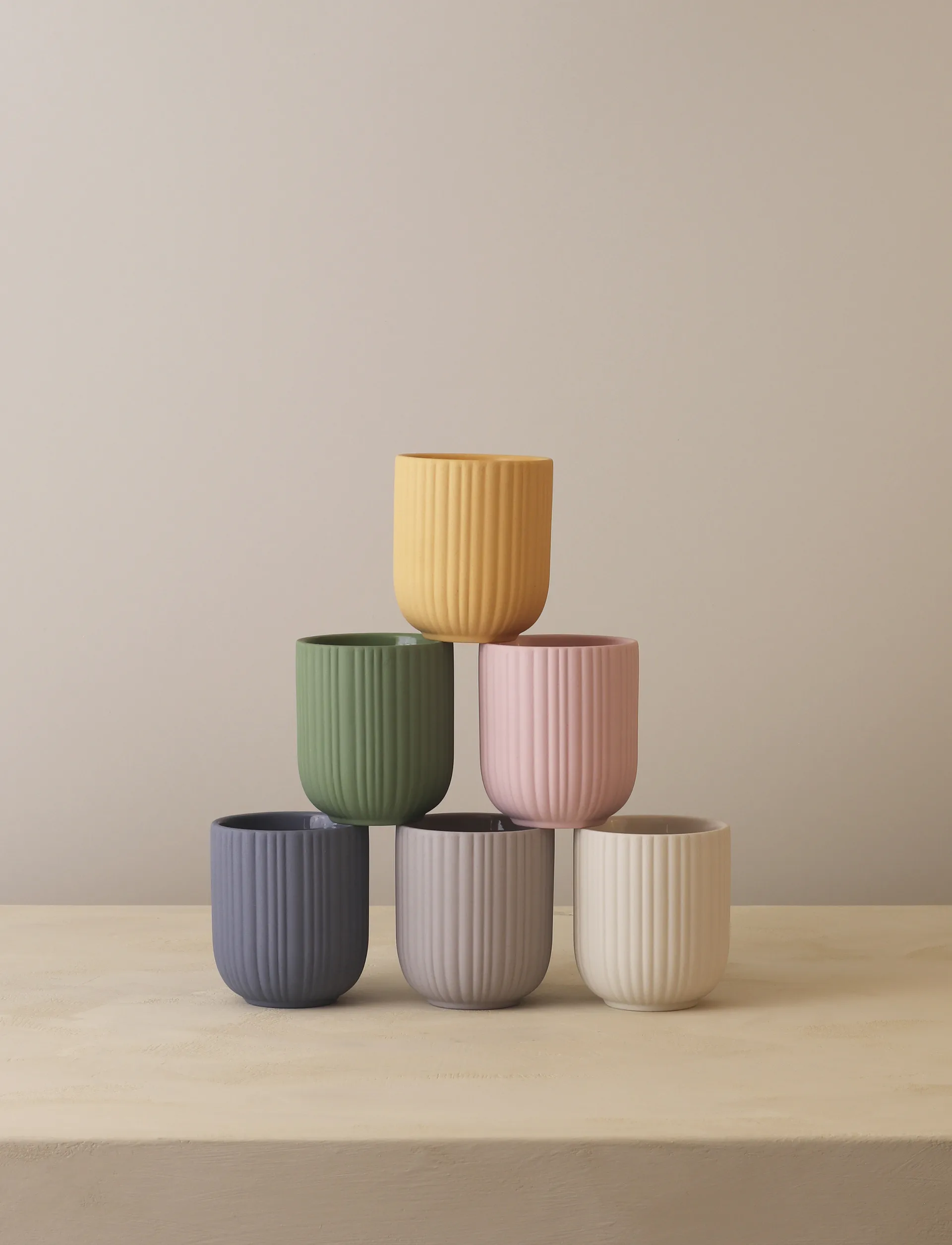 Verda kubek 250 ml, Dusty blue Knabstrup Keramik
