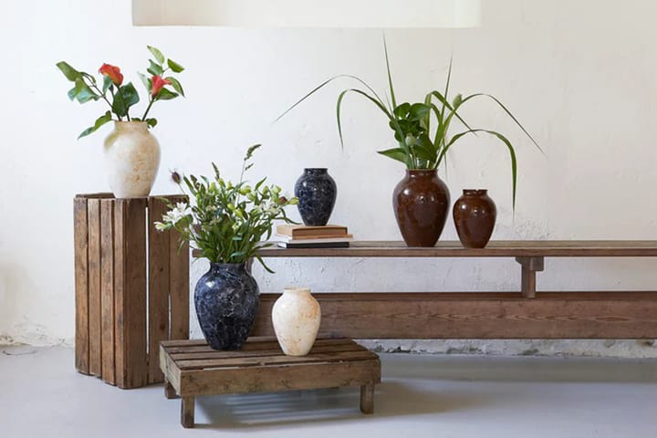 Wazon Natura marki Knabstrup 27 cm, Grafitowy Knabstrup Keramik