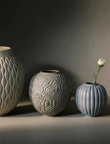 Wazon Solum - Mist, 11 cm - Knabstrup Keramik