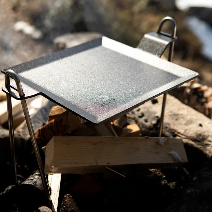 Blacha do pieczenia, 4 mm stal węglowa, Powierzchnia do smażenia 22x22 cm Kockums Jernverk