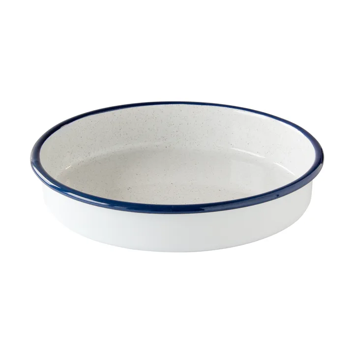 Forma do pieczenia Kockums - Kockums white-niebieski, okrągła, Ø28 cm - Kockums Jernverk