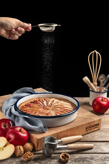 Forma do pieczenia Kockums - Kockums white-niebieski, okrągły, Ø24 cm - Kockums Jernverk