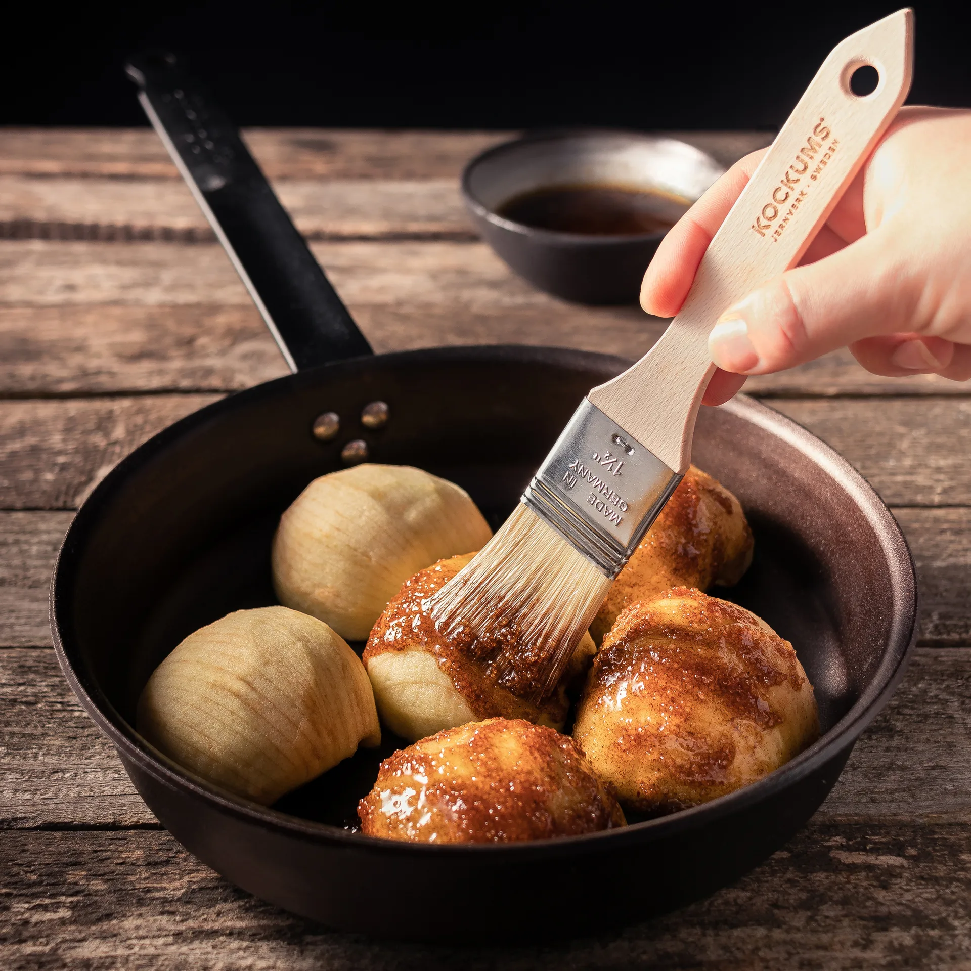 Kockums patelnia stal węglowa, 24 cm Kockums Jernverk