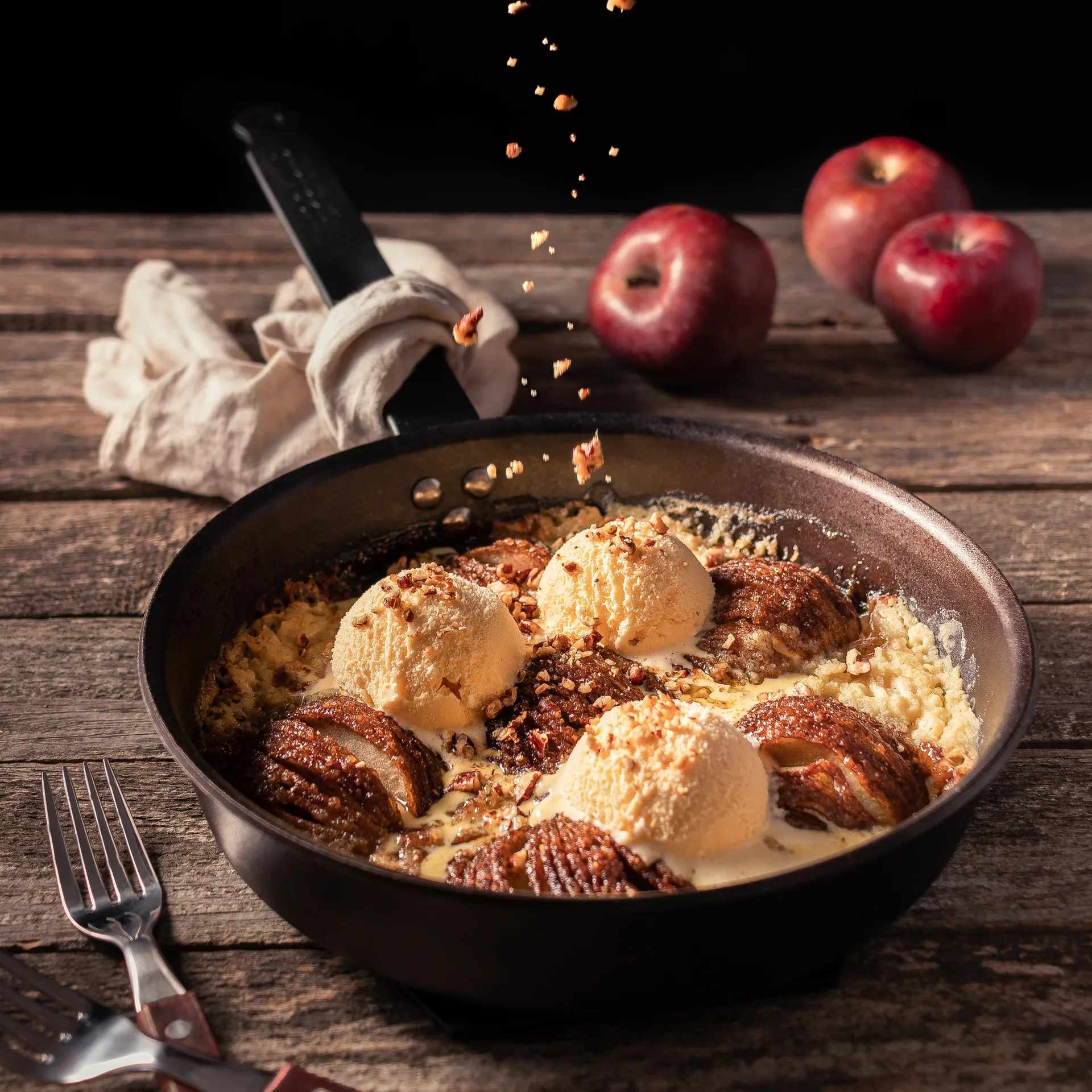 Kockums patelnia stal węglowa, 28 cm Kockums Jernverk