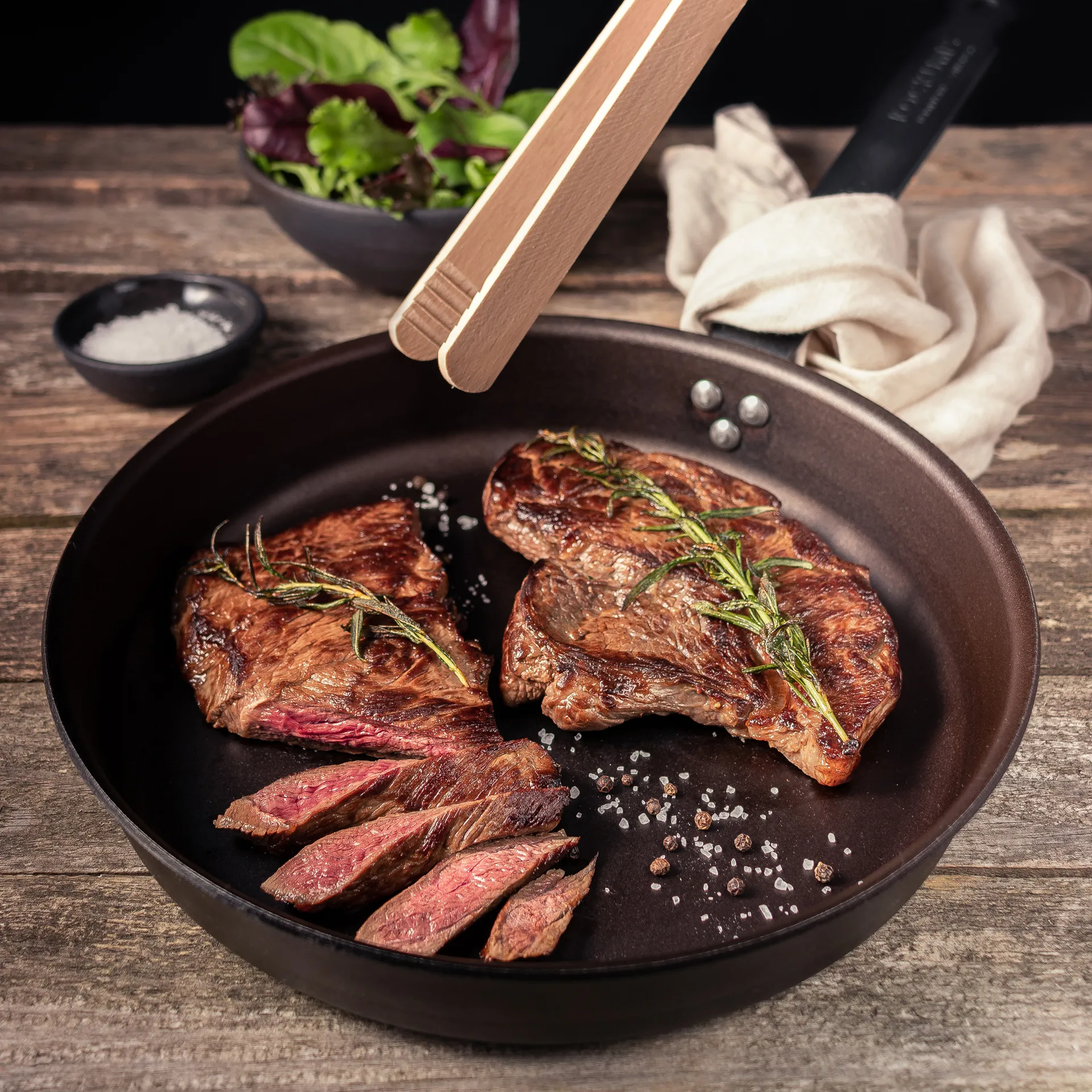 Kockums patelnia stal węglowa, 30 cm Kockums Jernverk