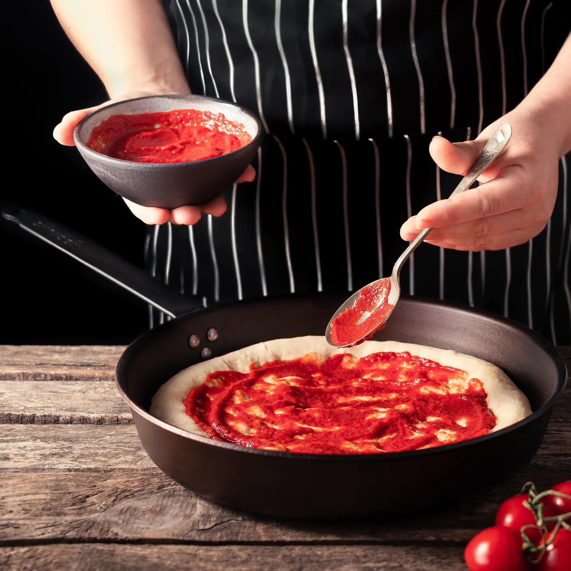 Kockums patelnia stal węglowa, 30 cm Kockums Jernverk