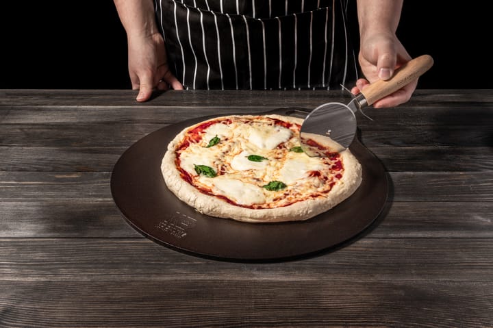 Kockums stal do pieczenia-pizzy Ø35 cm, Stal węglowa Kockums Jernverk