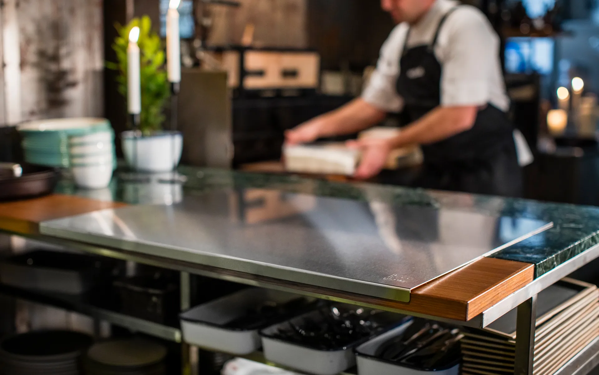 Stolnica ze stali nierdzewnej Kockums, 80x60 cm Kockums Jernverk