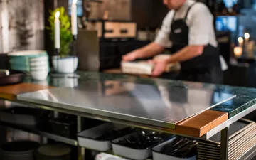 Stolnica ze stali nierdzewnej Kockums - 80x60 cm - Kockums Jernverk