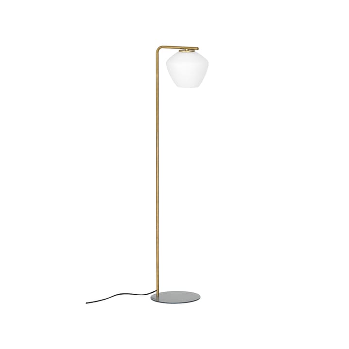 DK lampa podłogowa -  mosiądz/matowa biel - Konsthantverk