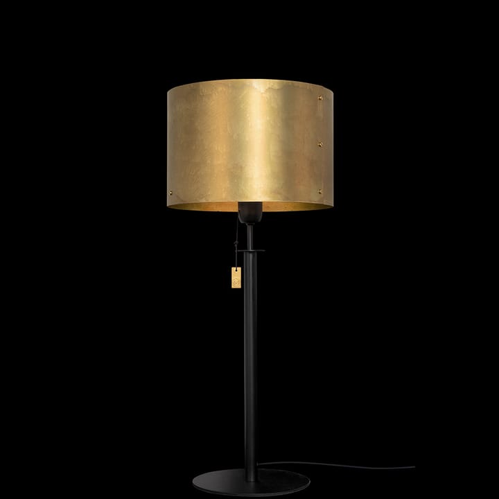 Lampa stołowa Svep, czarny/mosiądz  Konsthantverk