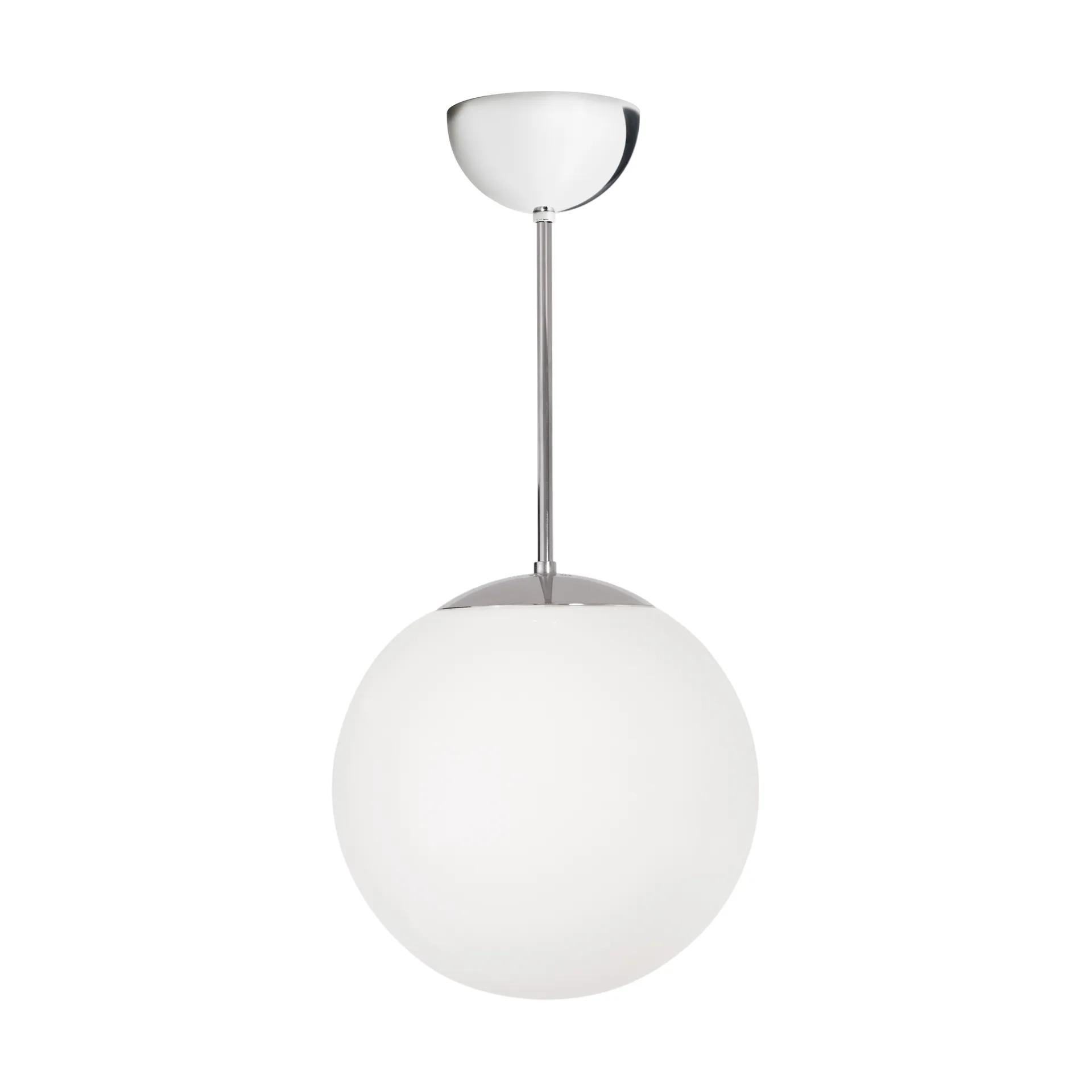 Lampa wisząca Funkis Glob, White-chrome Ø25 cm Konsthantverk