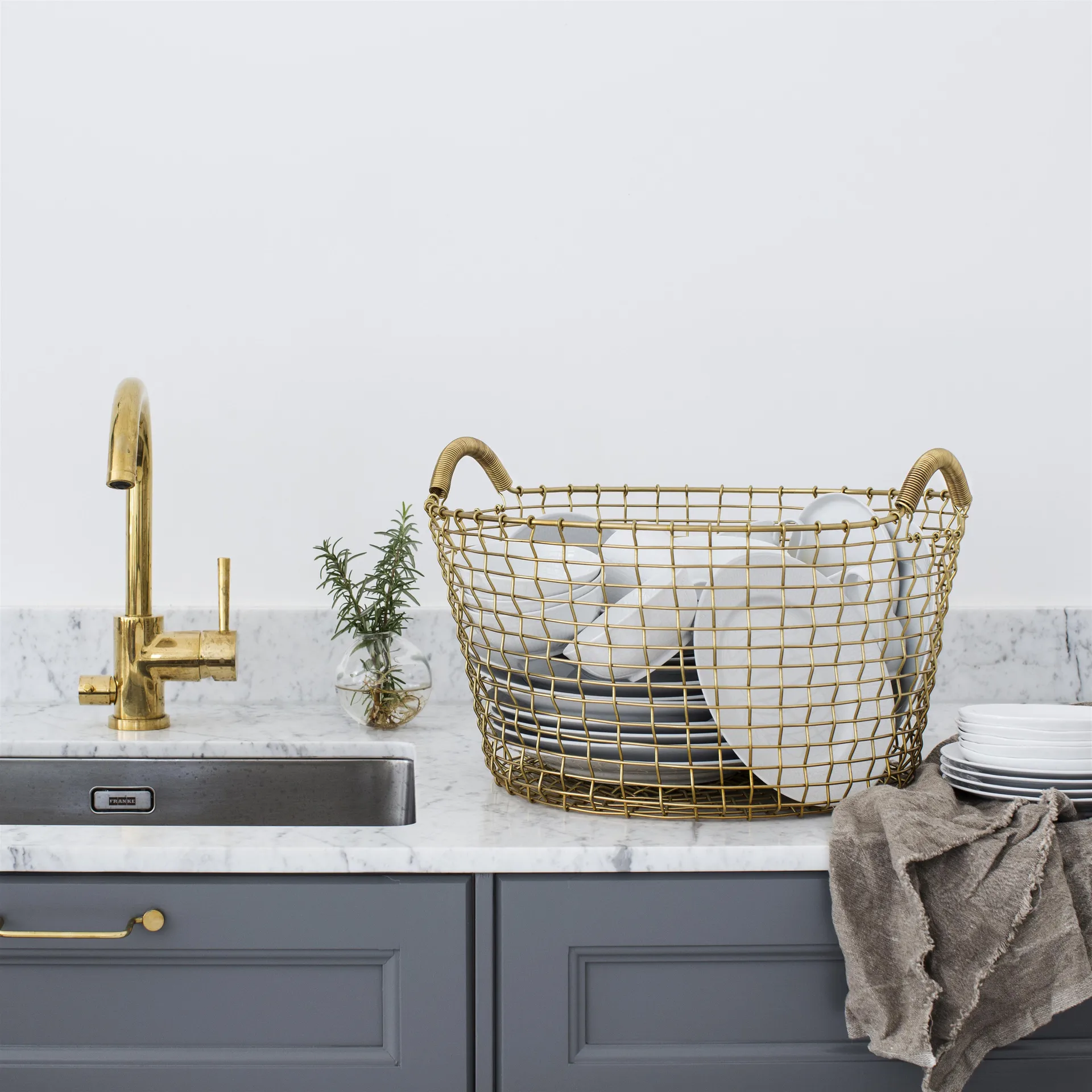 Kosz Korbo Classic 35, mosiądz KORBO