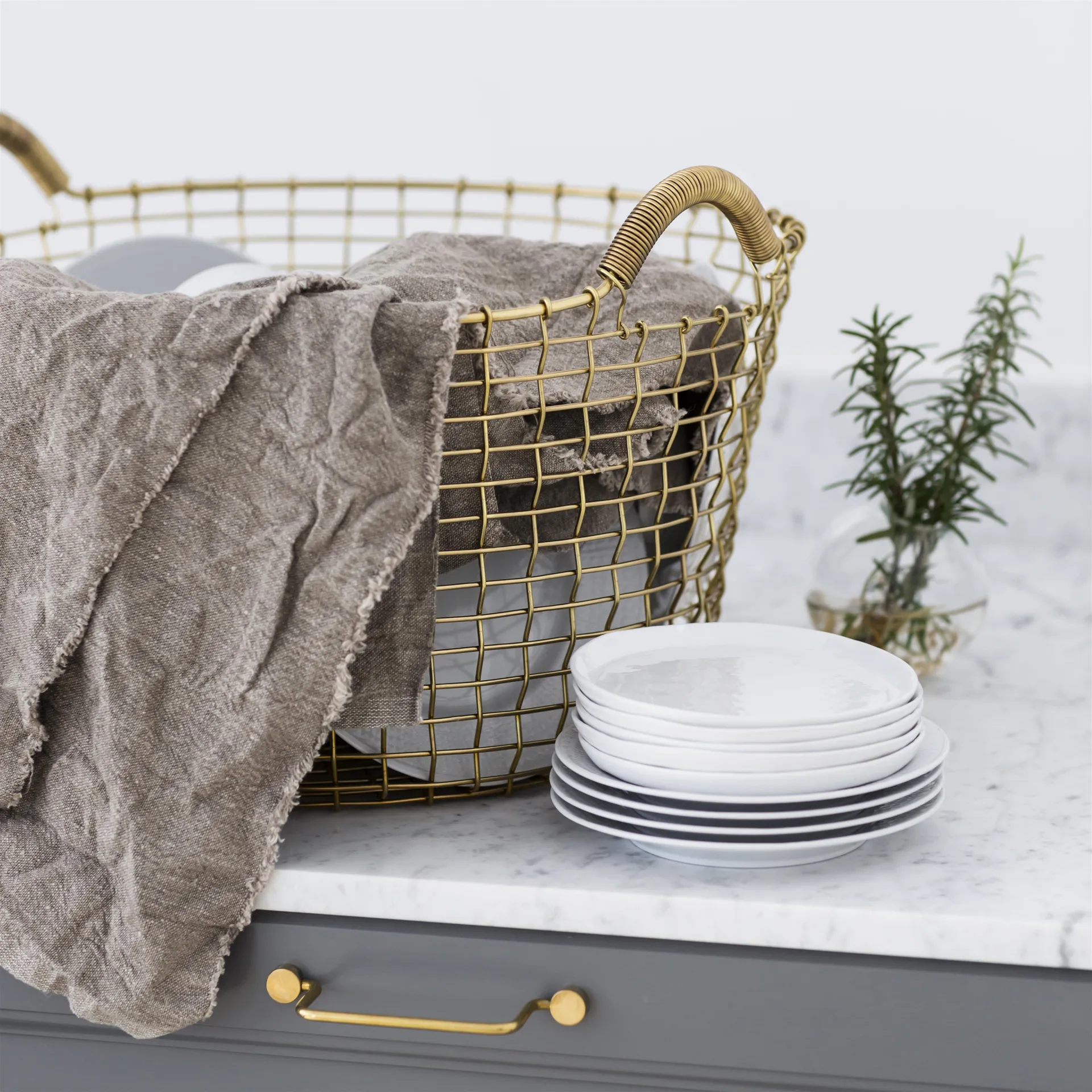 Kosz Korbo Classic 35, mosiądz KORBO