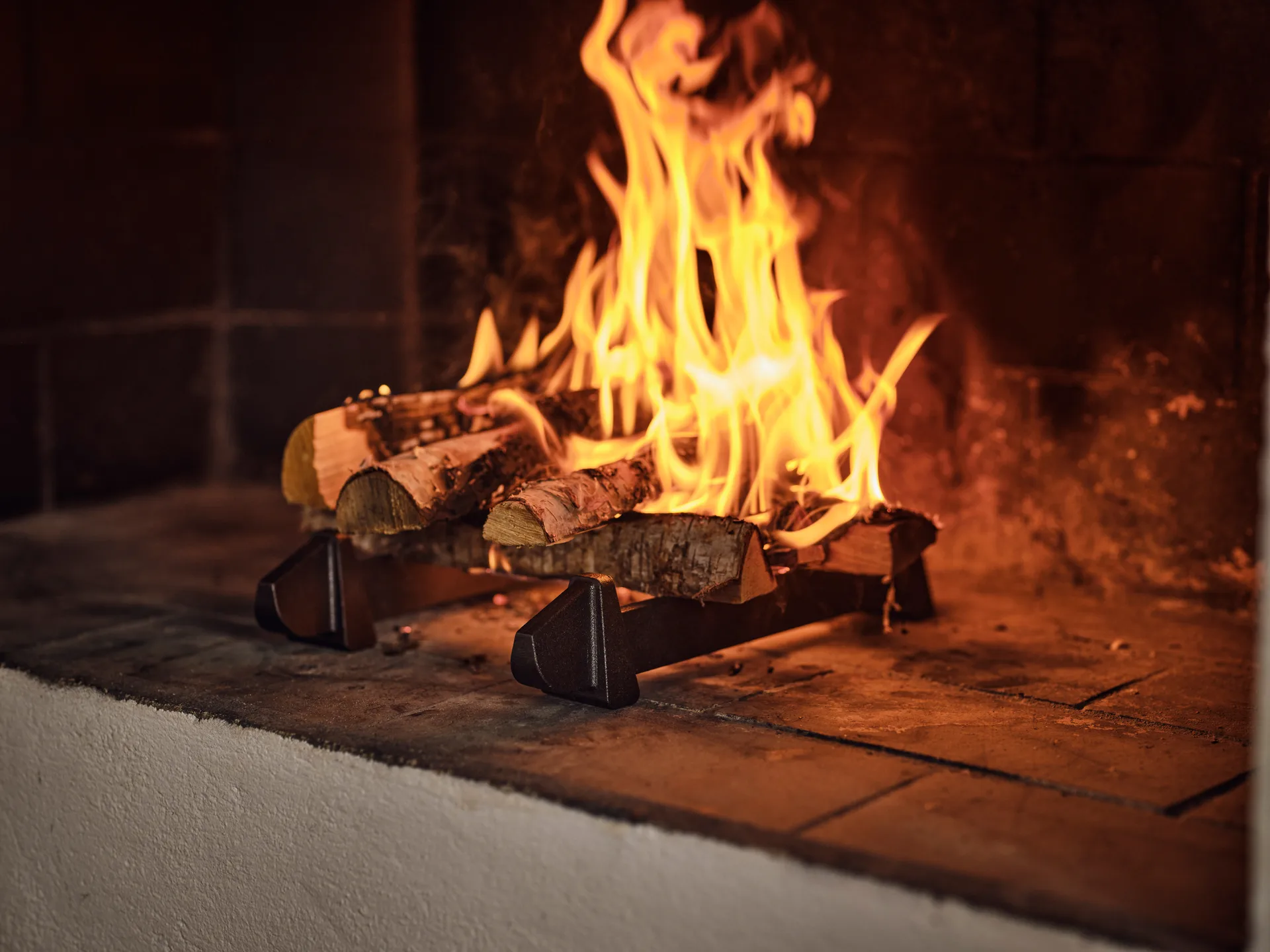 Podpórka do drewna Korbo Fire-works, 2-pak, Żeliwo KORBO