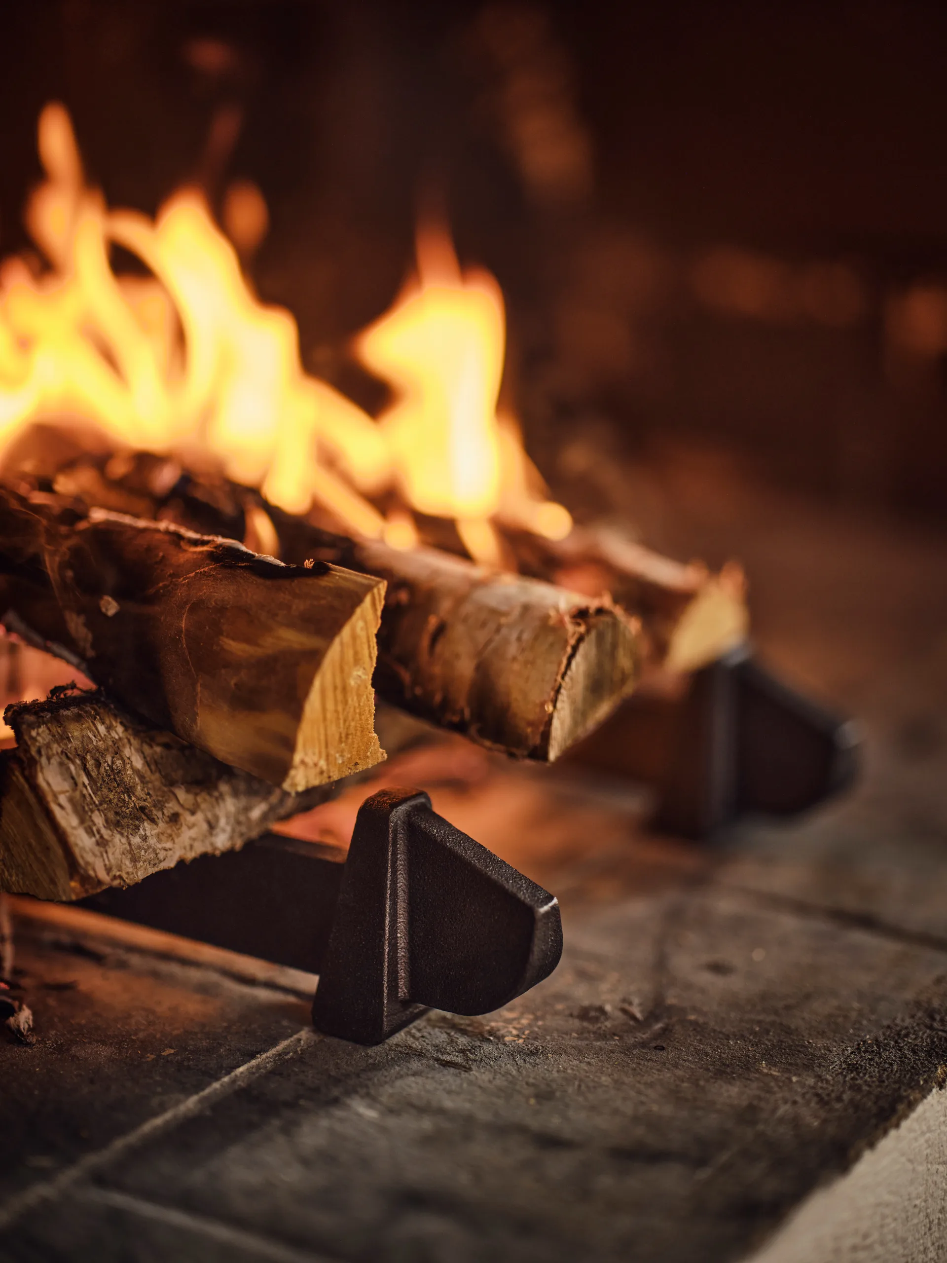 Podpórka do drewna Korbo Fire-works, 2-pak, Żeliwo KORBO