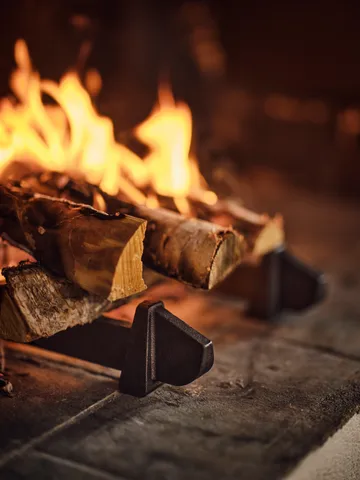 Podpórka do drewna Korbo Fire-works, 2-pak - Żeliwo - KORBO