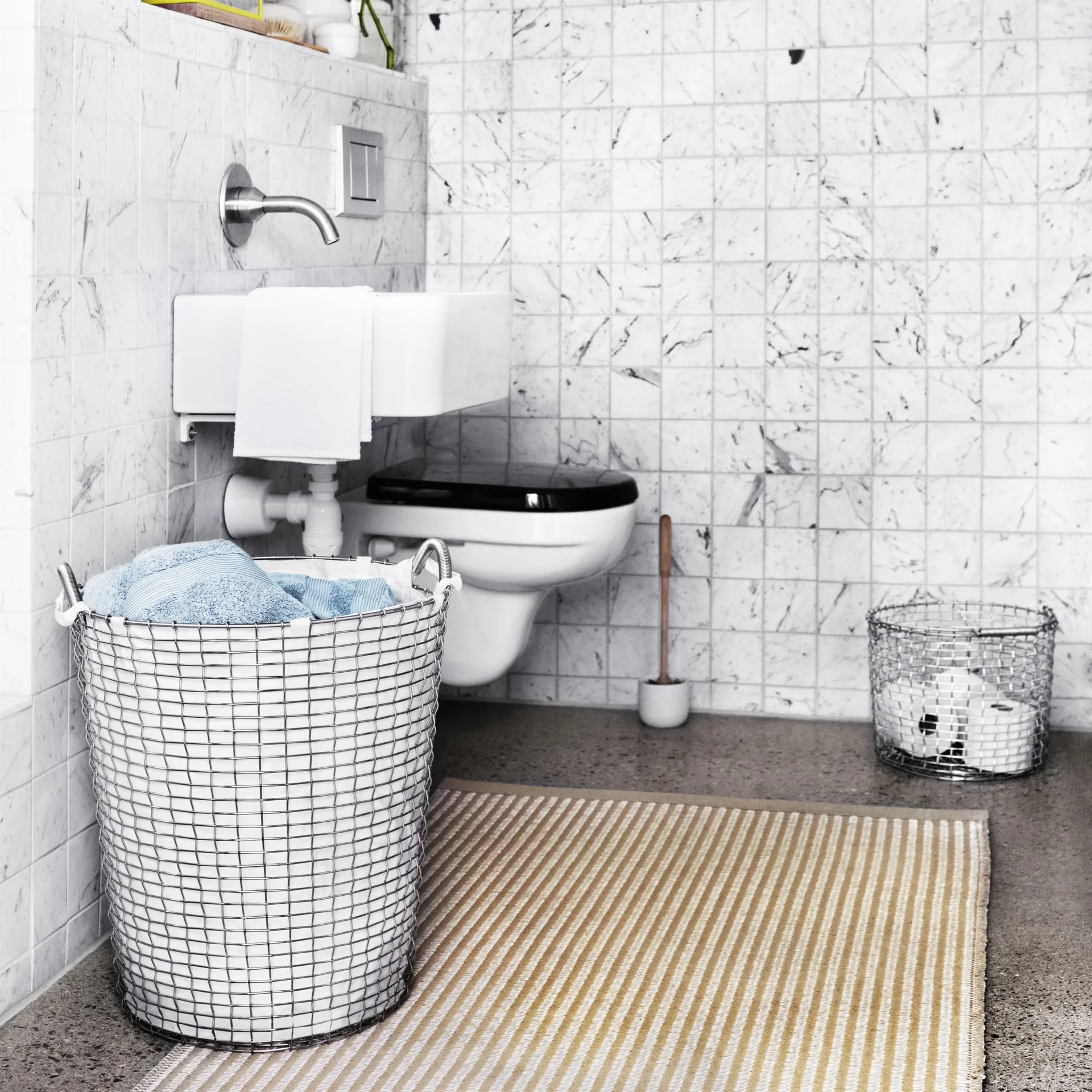 Worek na pranie do kosza Korbo, biały 80 l KORBO