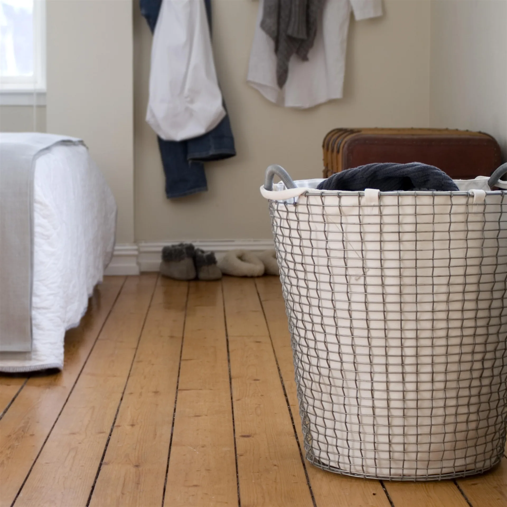 Worek na pranie do kosza Korbo, biały 80 l KORBO