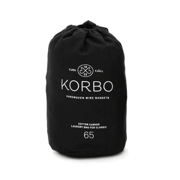 Worek na pranie do kosza Korbo - czarny 65 l - KORBO