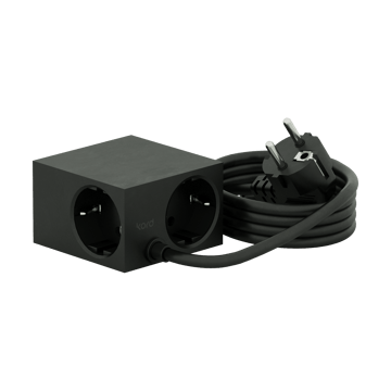 Cuboid przedłużacz 2 m - Black - Kord